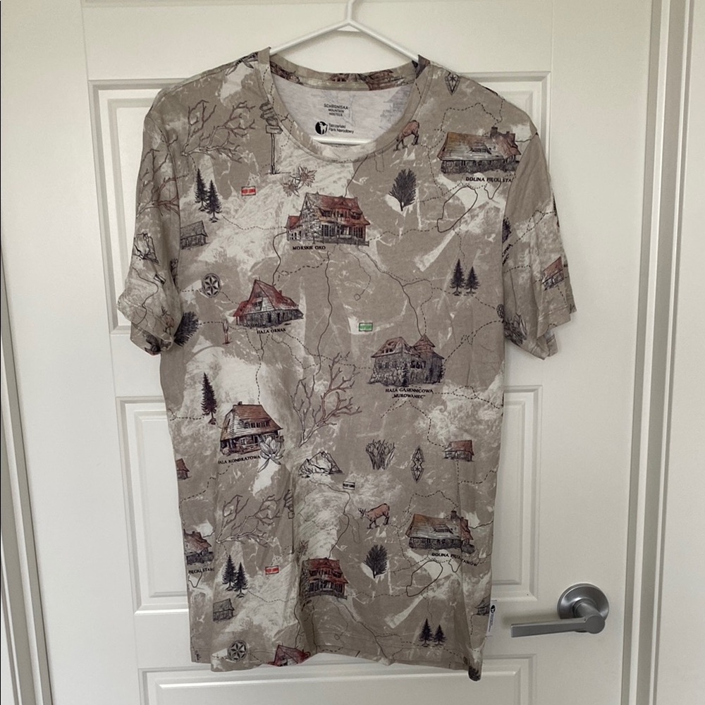 Medicine grey brown foreign national park shirt